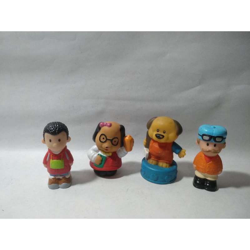Topper Pajangan Little People Father Son Dog Dogi Doggy Anjing Keluarga Family Early Learning Centre
