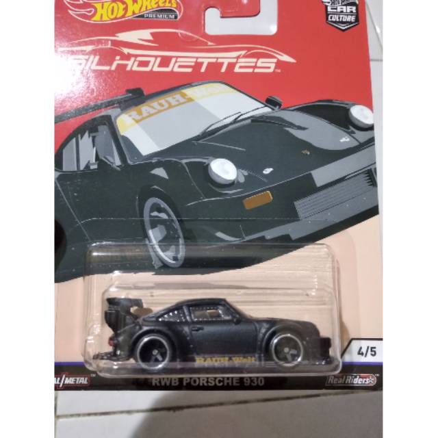 hotwheels silhouttes porsche rwb ban karet