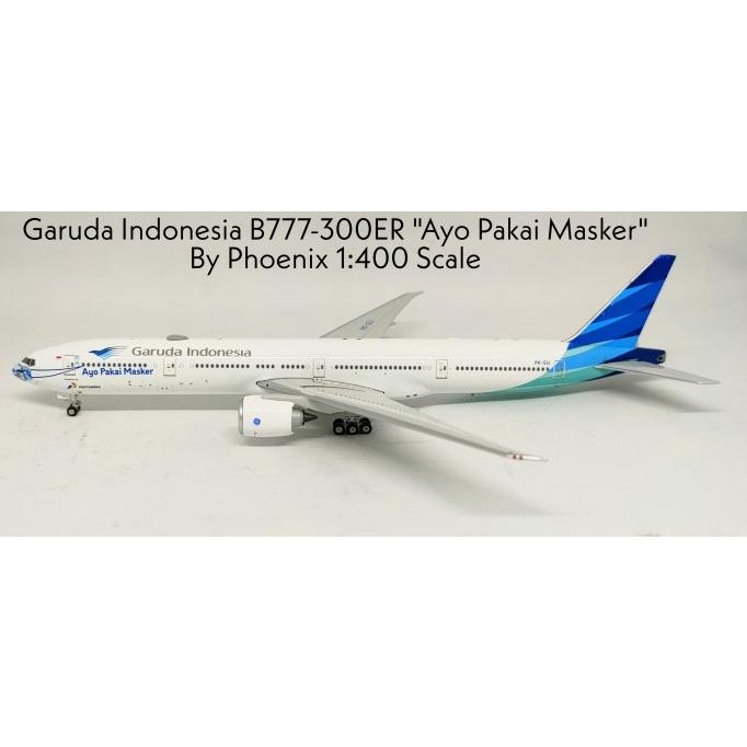 DIECAST GARUDA INDONESIA 1:400 BOEING 777-300 PK-GIJ BERKUALITAS