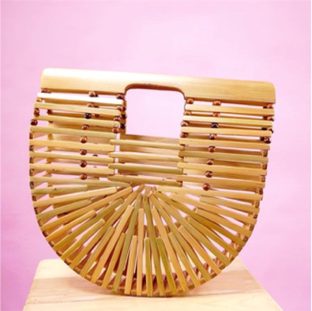 Tirai bamboo handbag