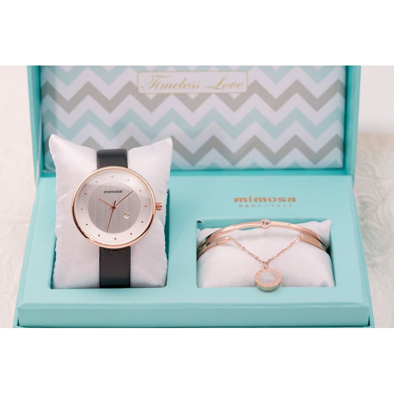 jam tangan mimosa free gelang