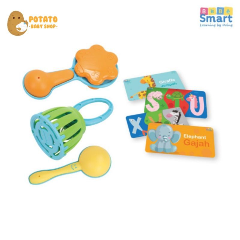 Bebe Smart - Rattles &amp; Flash Card Bebesmart