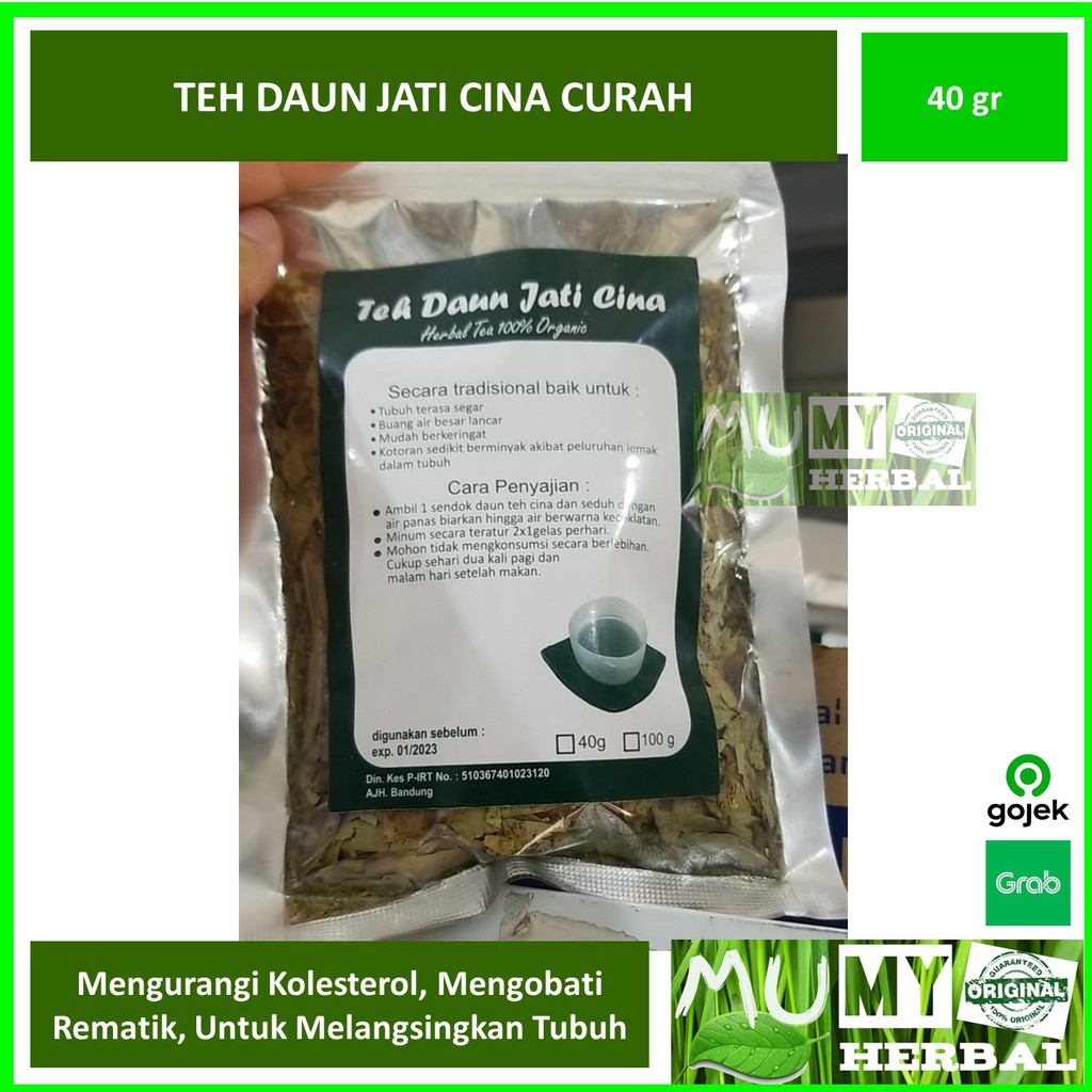 

TEH DAUN JATI CINA CURAH 40 GR MENGORANGI KOLESTEROL OBAT REMATIK