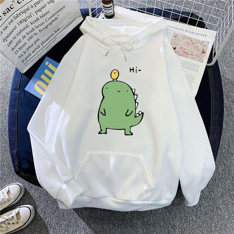 POLILE - HOODIE DINO / hoodie lengan panjang / bisa untuk cewe dan cowo / unisex / hoodie keren / terkece / termurah