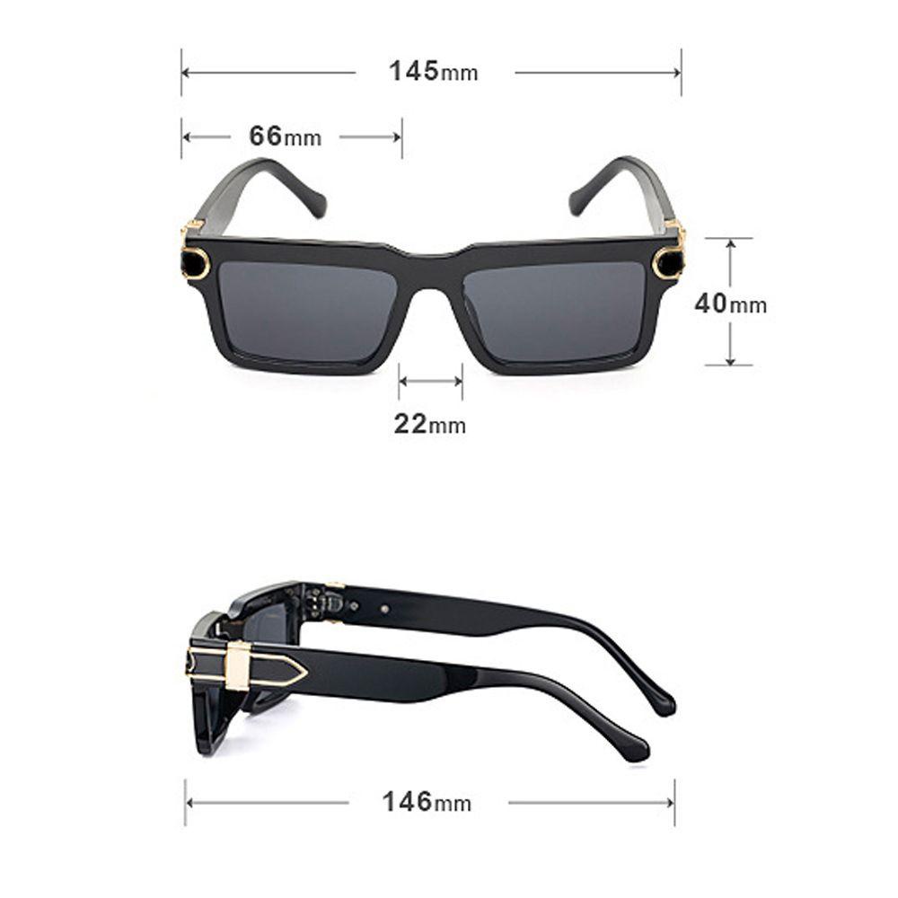 [Elegan] Wanita Kacamata Hitam Pria Fashion Vision Care UV400 Perlindungan Radiasi Korea Square Eyewear