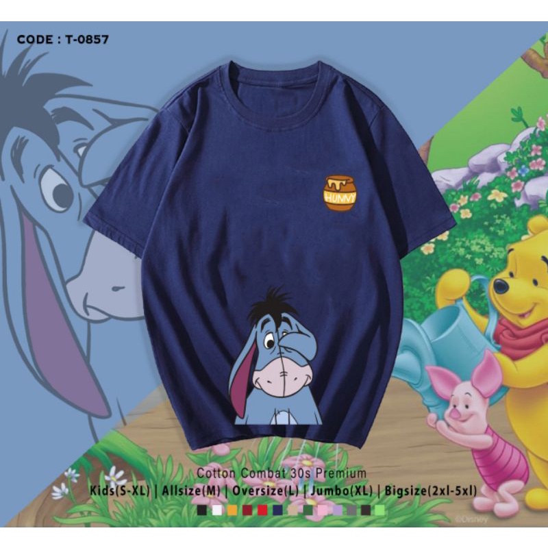 KAOS EYOR POOH/T-SHIRT KATUN EYOR POOH