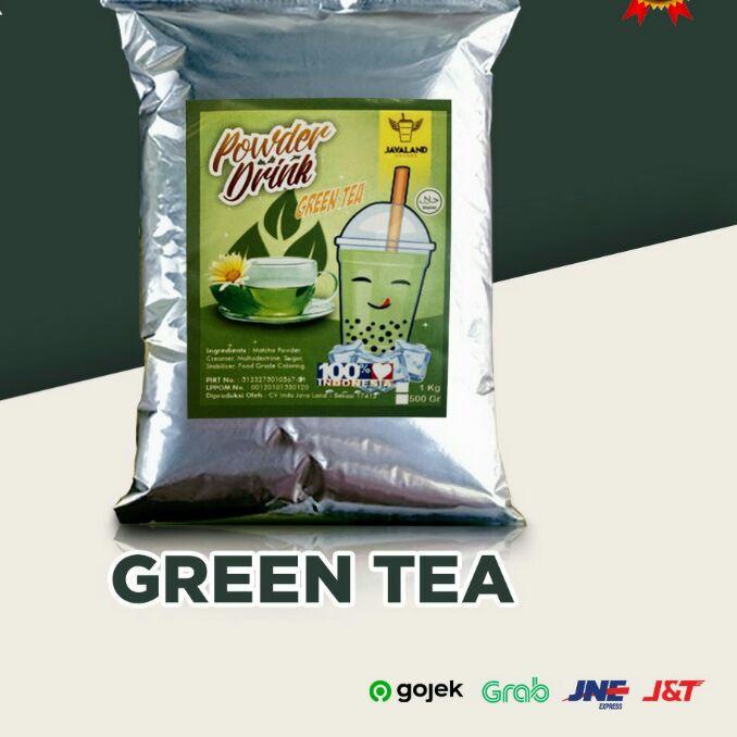 

SALE✅Bubuk Minuman Bubble Powder Drink Green Tea ORIGINAL Javaland 1kg|RA5