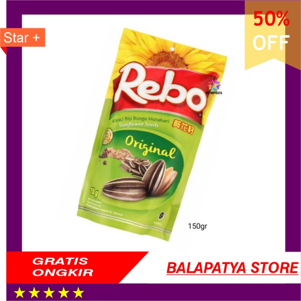 

STOK SISA 9 SAJA ! BURUAN !!! Kuaci Rebo Original 150 gr