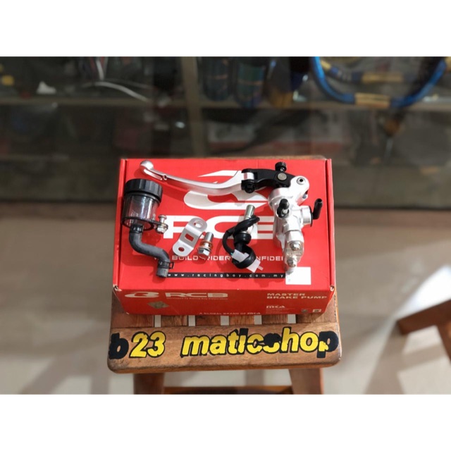 Master rem rcb s1 kiri full set racing boy untuk matic kiri cakram atau kopling hidrolik swith