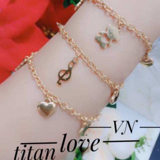 Titanium perhiasan gelang 0911