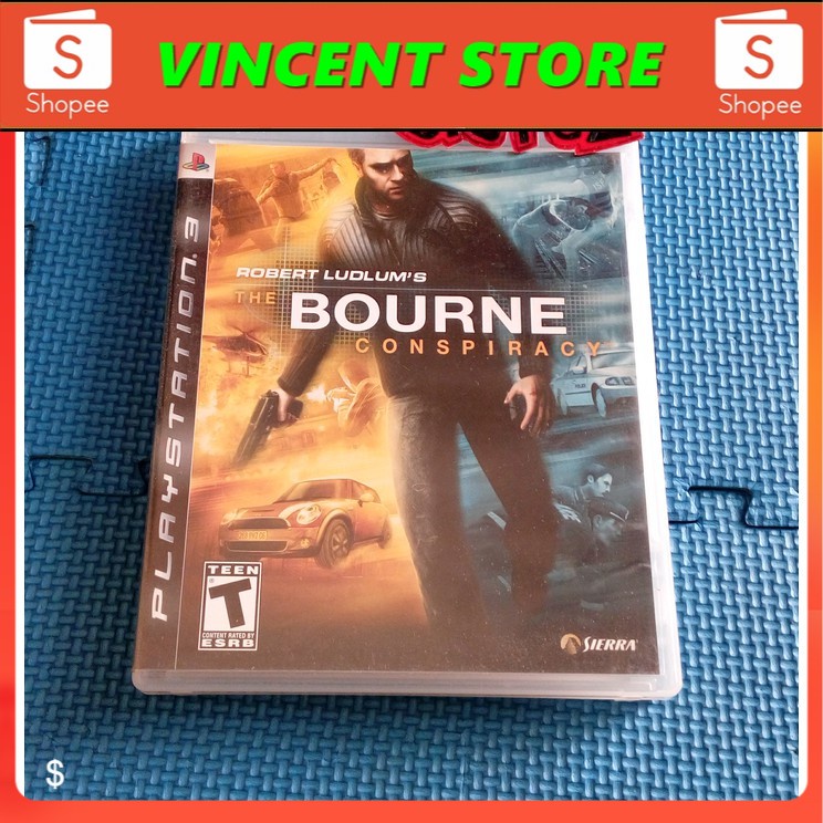 PRODUK ORIGINAL bd PS3 kaset game THE BOURNE CONSPIRACY