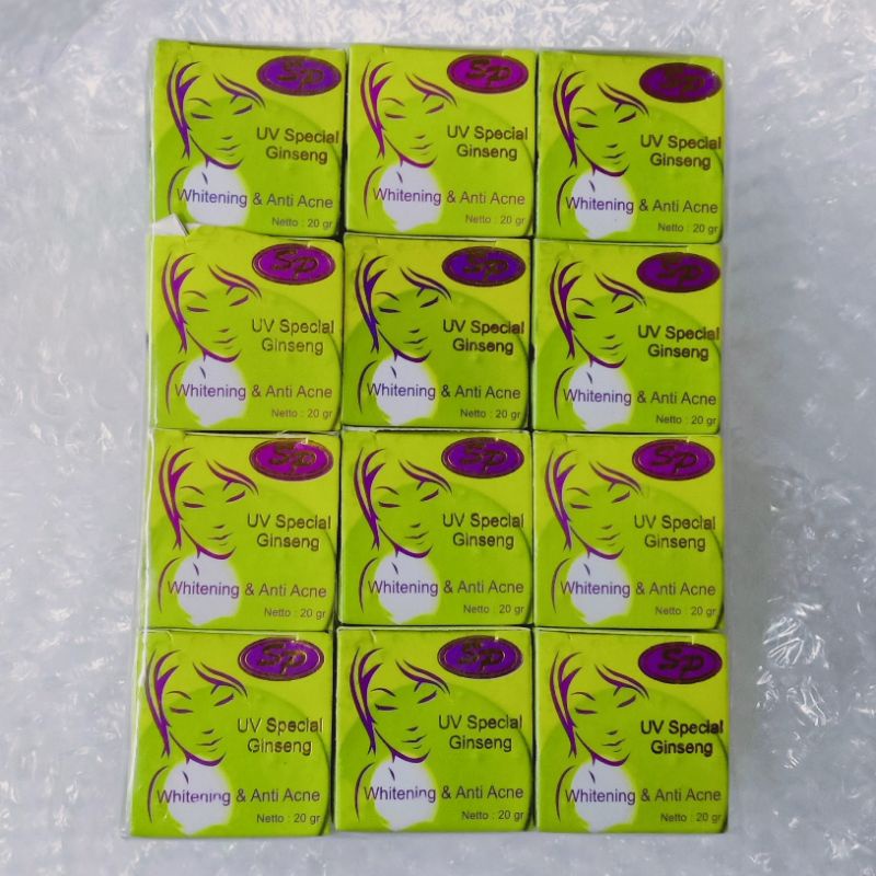 CREAM SP GINGSENG Anti Acne // POT EMBOS LUSINAN