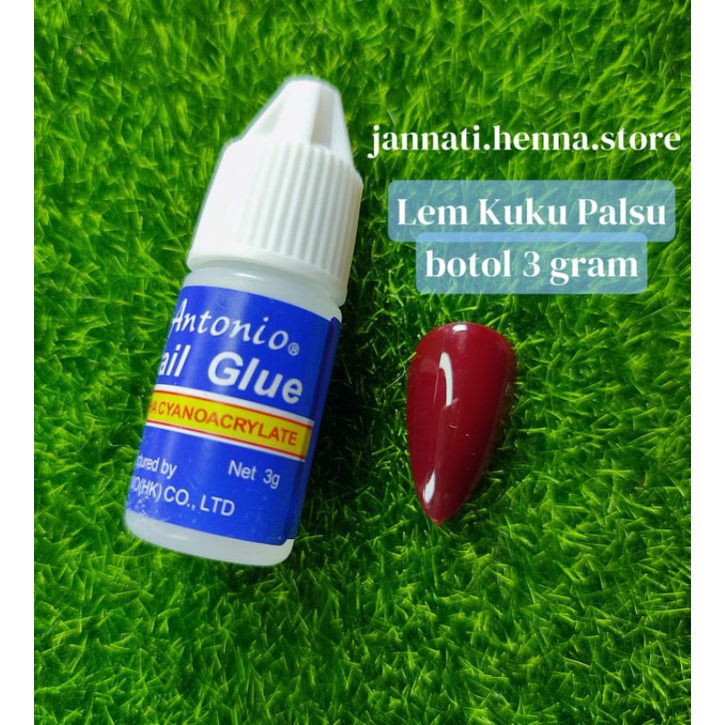 NAIL GLUE LEM KHUSUS MENEMPEL KUKU PALSU NAIL ART DAYA REKAT KUAT