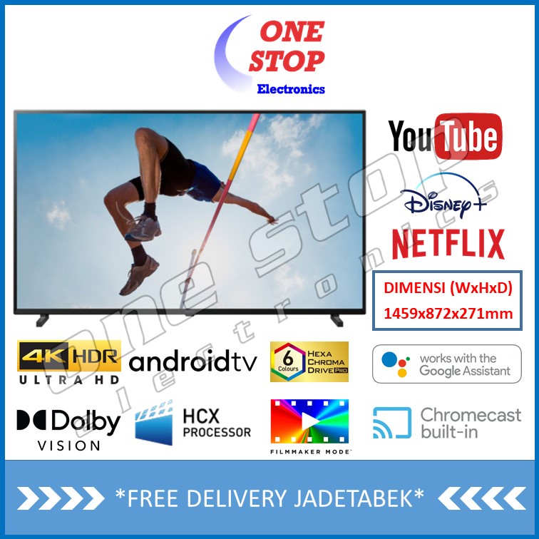 PANASONIC TH-65JX700G / 65JX700G 4K UHD HDR10+ Smart Android LED TV 65 Inch