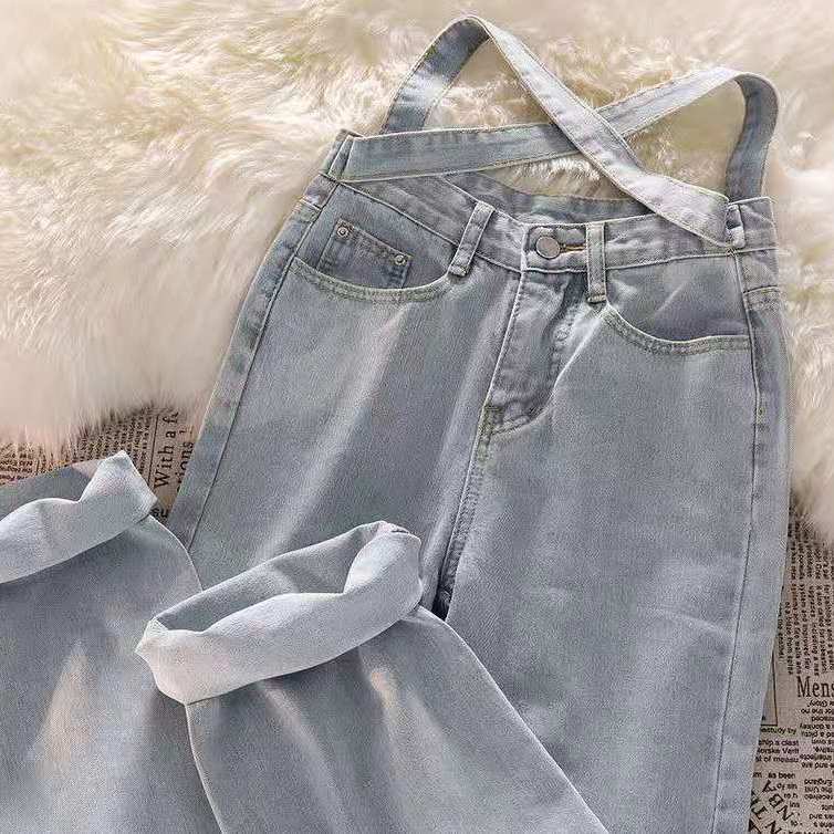 celana jeans high waist wanita jeans women s loose straight leg wide leg pants high waist celana pel