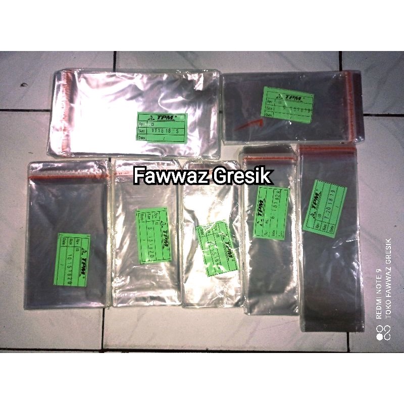 Plastik OPP seal 7x15 8x15 9x15 10x15 11x18 7x20 6x18 -  OPP Blangko -  Plastik Seal - Plastik Lem  - Plastik OPP Makanan