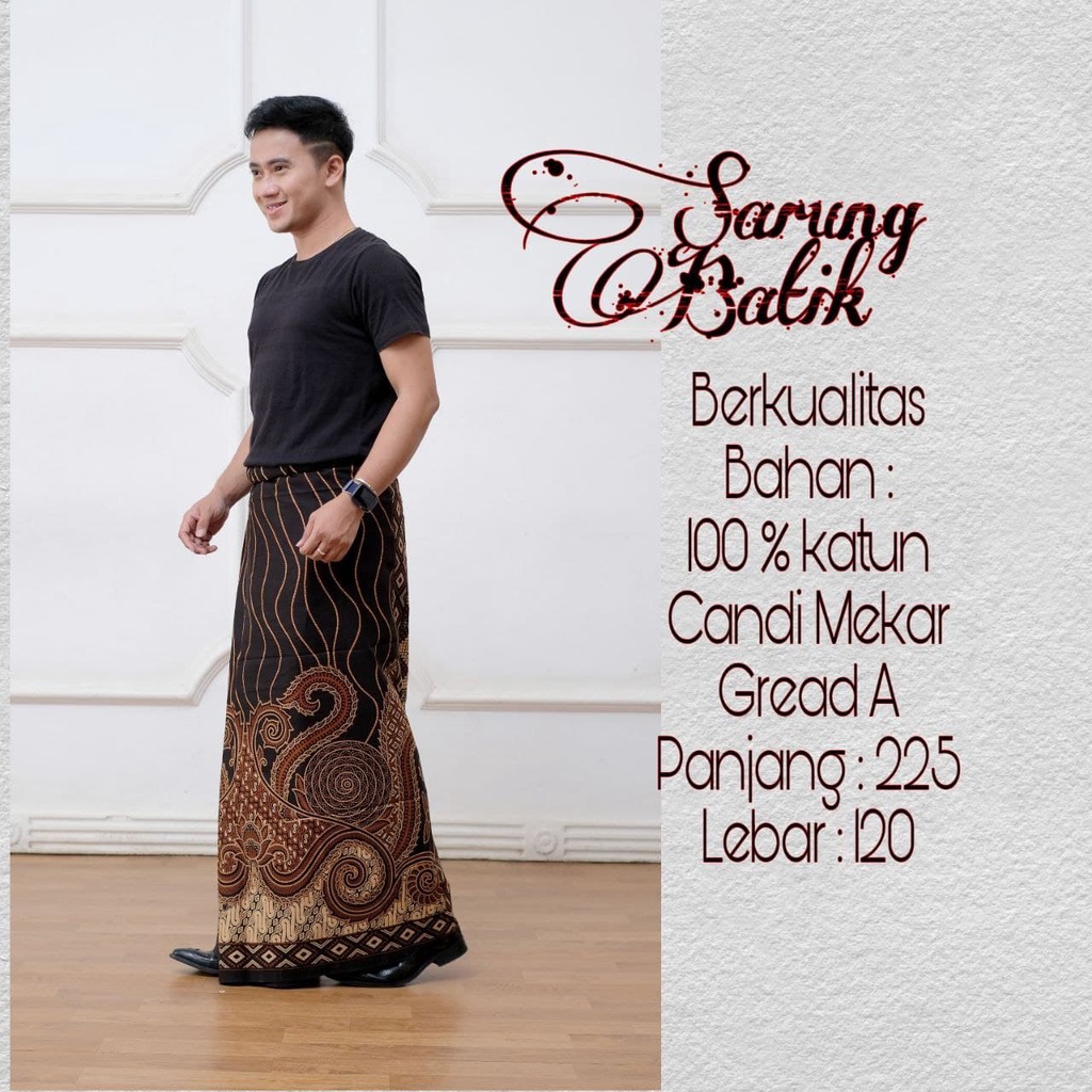 Sarung Batik Execlusive// Sarung Batik Pria Dewasa