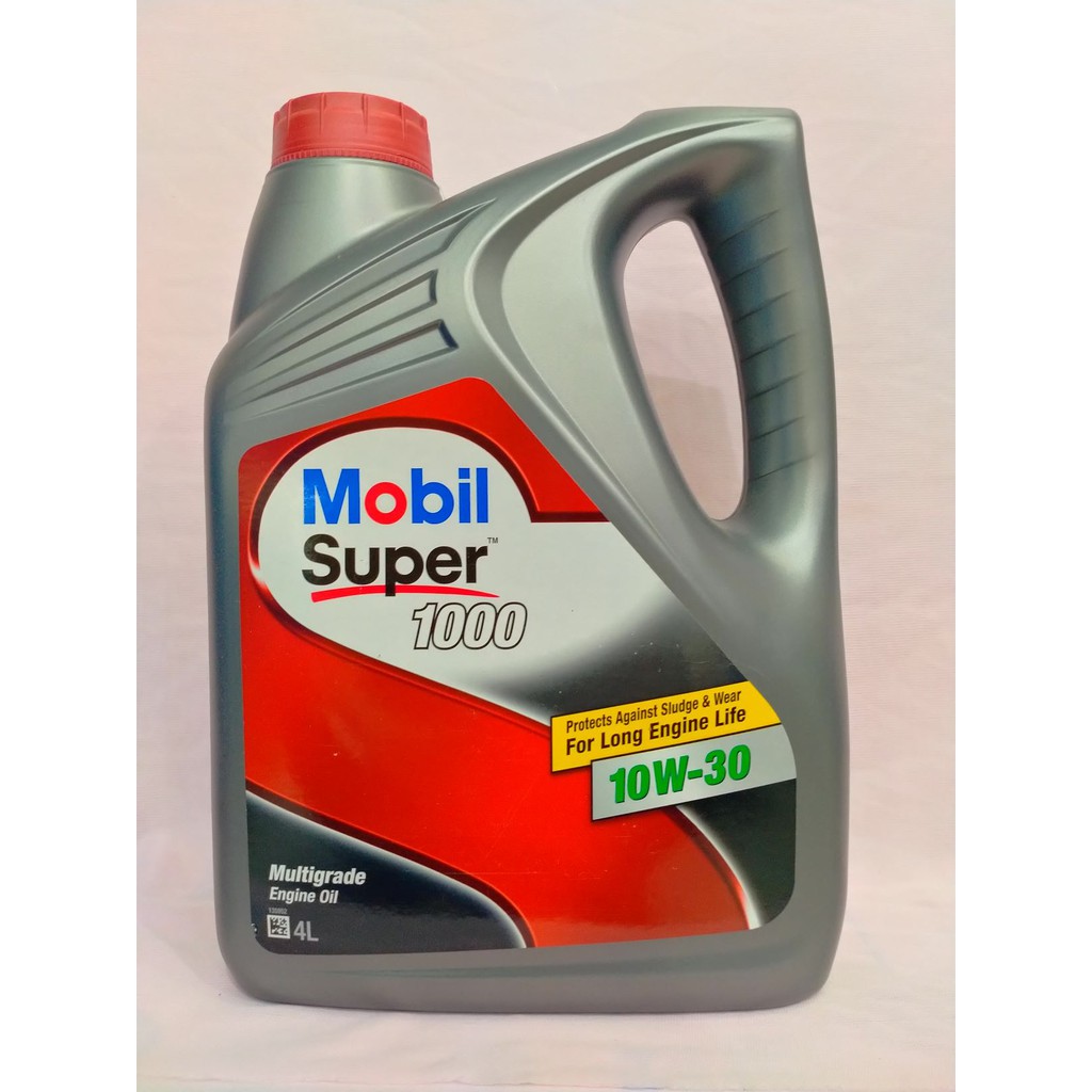 OLI MOBIL SUPER 1000 BENSIN SAE 10W-30 GALON 4LT