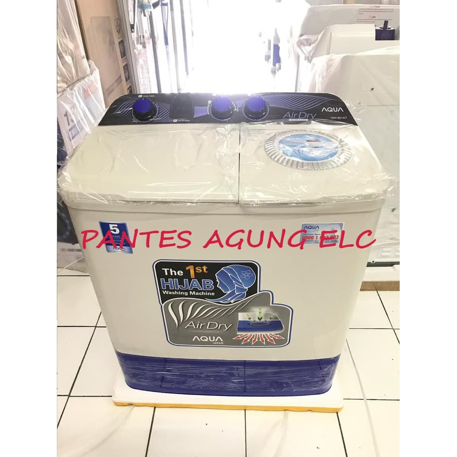 MESIN CUCI 2 TABUNG AQUA QW751XT 7KG khusus bdg