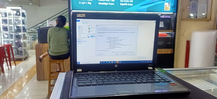 Laptop HP AMD4 RAM 4gb 4 hardisk 500gb 500 gb Murah