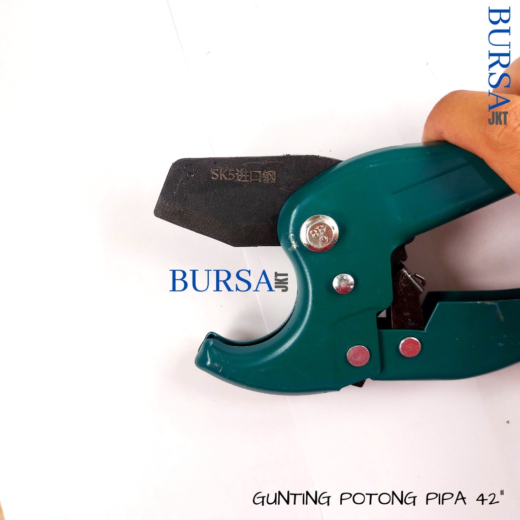 GUNTING PIPA / PIPE CUTTER PVC PEX PPR HDPE FULL STAINLESS SK5 42 MM