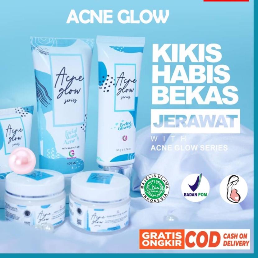 ▲ READY Glafidsya Skin Acne Glowing Skincare by Dr Reza gladys Glafidsya Medika Original BPOM Ω
