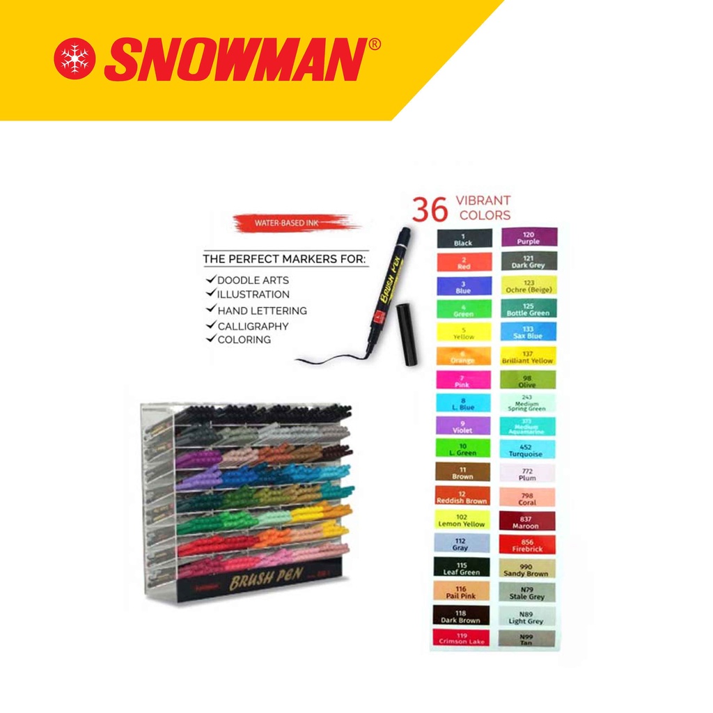 

Snowman Brush Pen BM-1