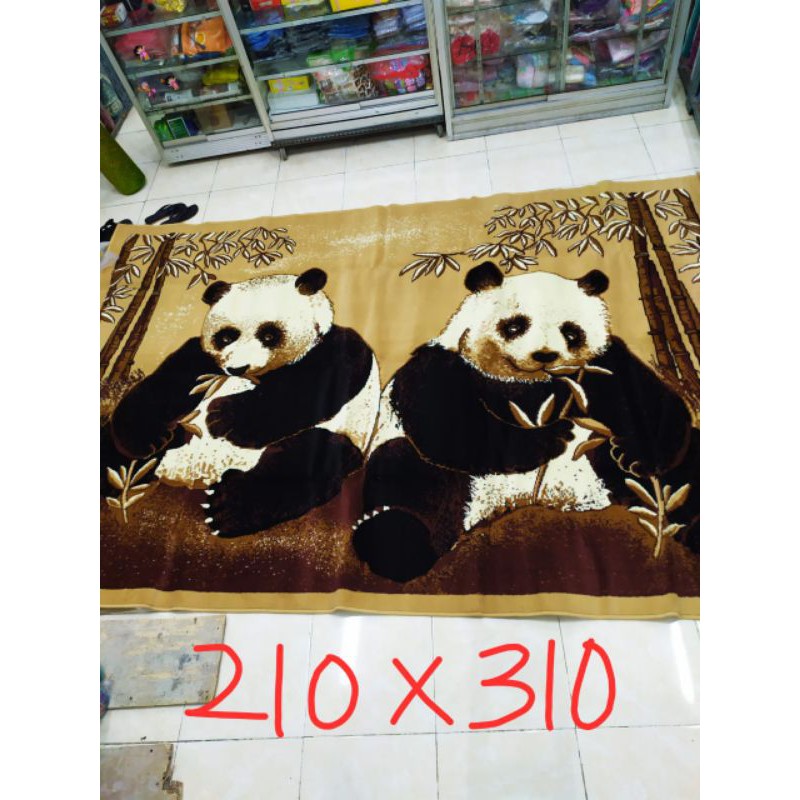 Karpet permadani motif panda