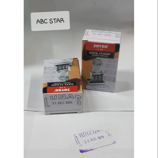 

Stempel Lunas Merk Joyko