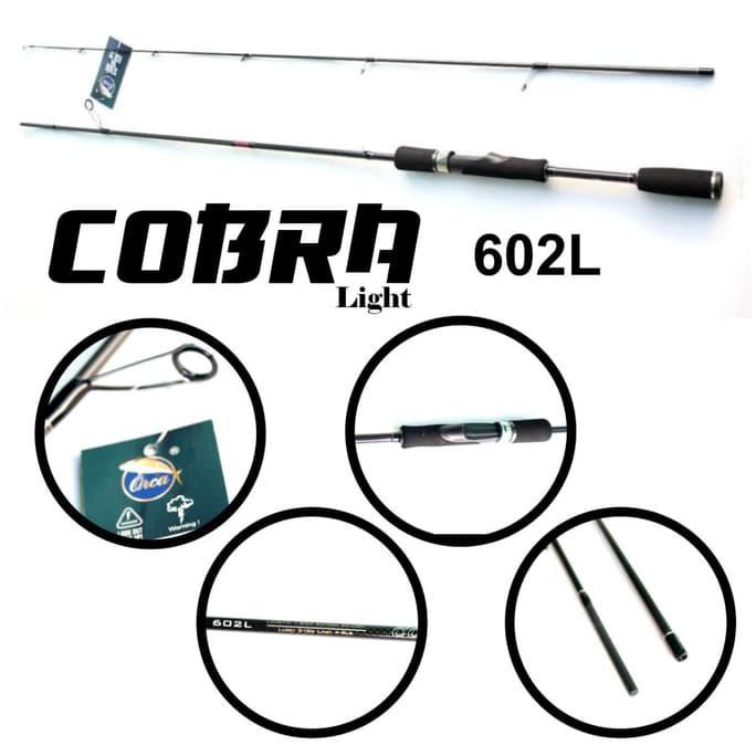 TERMURAH Joran Spinning Ultralight Orca Cobra 183 Cm Line 4-8 Lbs Fishing Rod