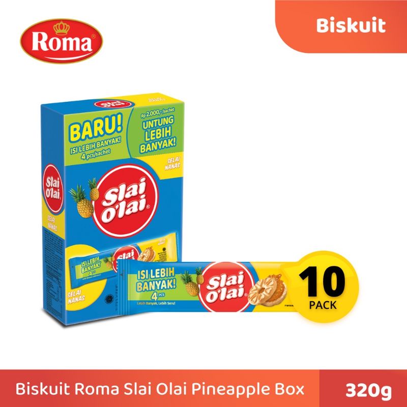 

Slai O'lai Nanas Box isi 10 sachet