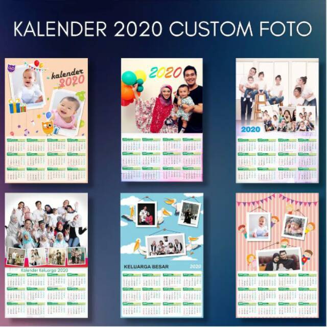

Kalender Dinding Custom dengan Foto pribadi