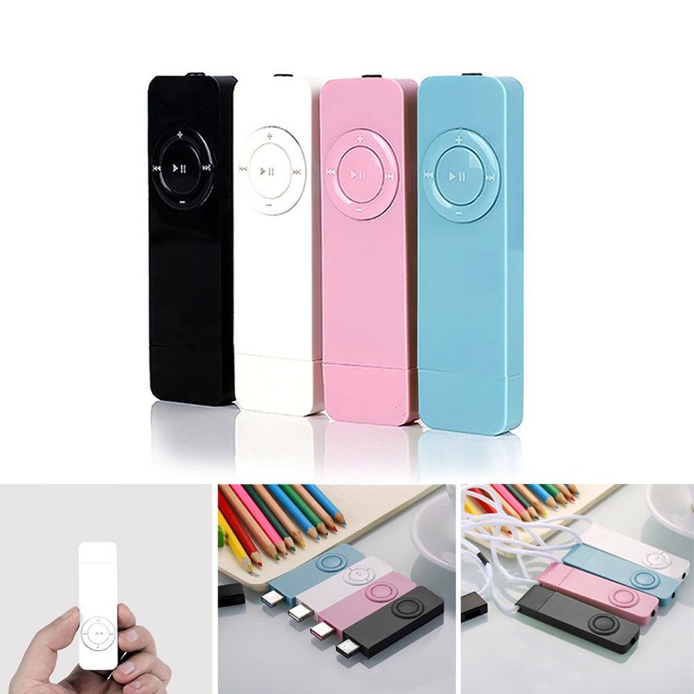 QUINTON High Quality Music Player Multi-function U Disk MP3 MP3 Player Straight Insertion Type Portable 32GB TF Card Student English Listening USB Port MP3 Maximum Support Sport Walkman/Multicolor