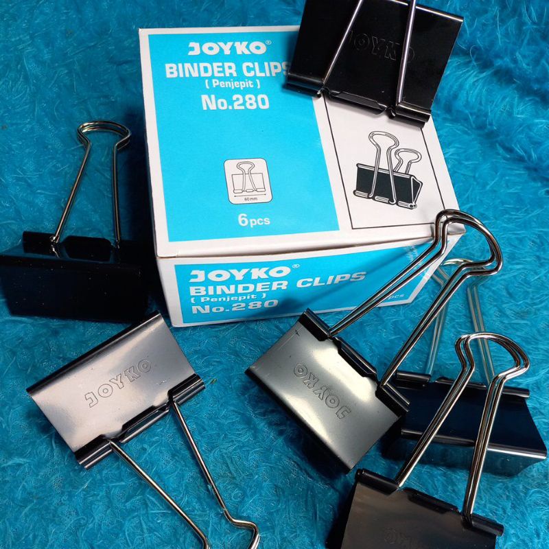 

BINDER CLIP PENJEPIT NO.280 JOYKO isi 6pc