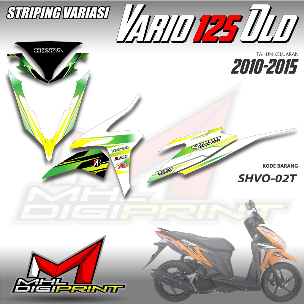 STIKER STRIPING VARIO 125 OLD - STIKER VARIO TECHNO 125 - SHVO 02