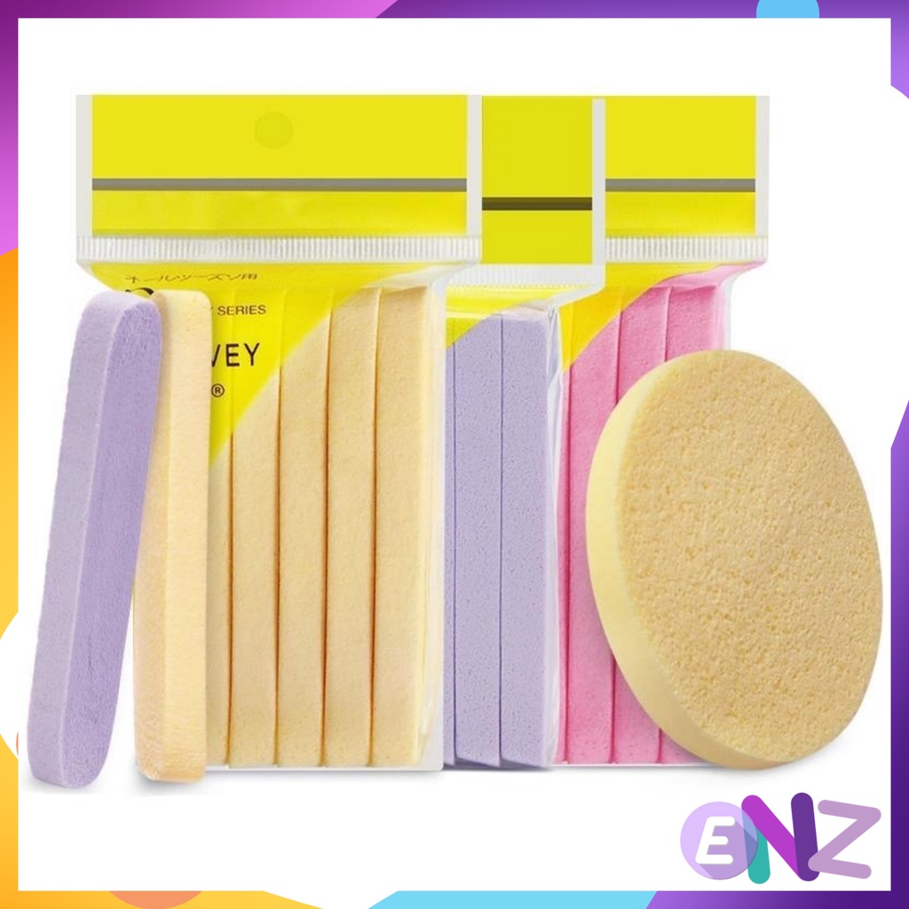 ENZ ® Sponge Kentang Facial / Spons Facial Stick / Spons Cuci Muka / Spons Special Pembersih Muka / Compressed Sponge Facial 1104