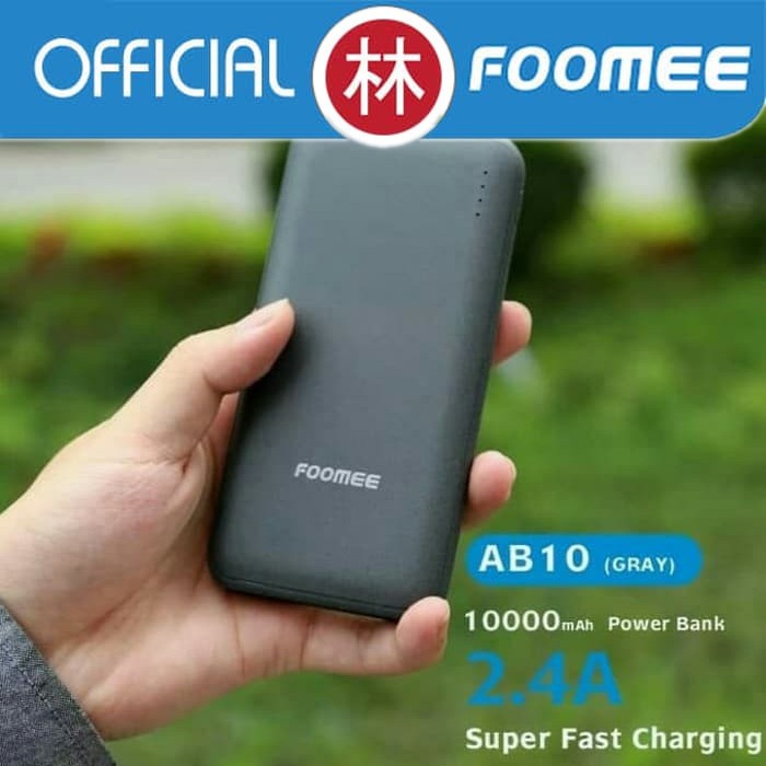 Foomee AB10 10000mAh Dual Output Fast Charging 2.4A Powerbank