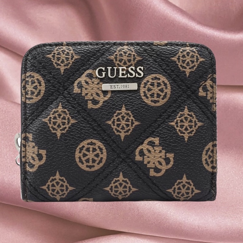 Jastip Guess Wallet Cessily Sling Small Zip Around Wallet