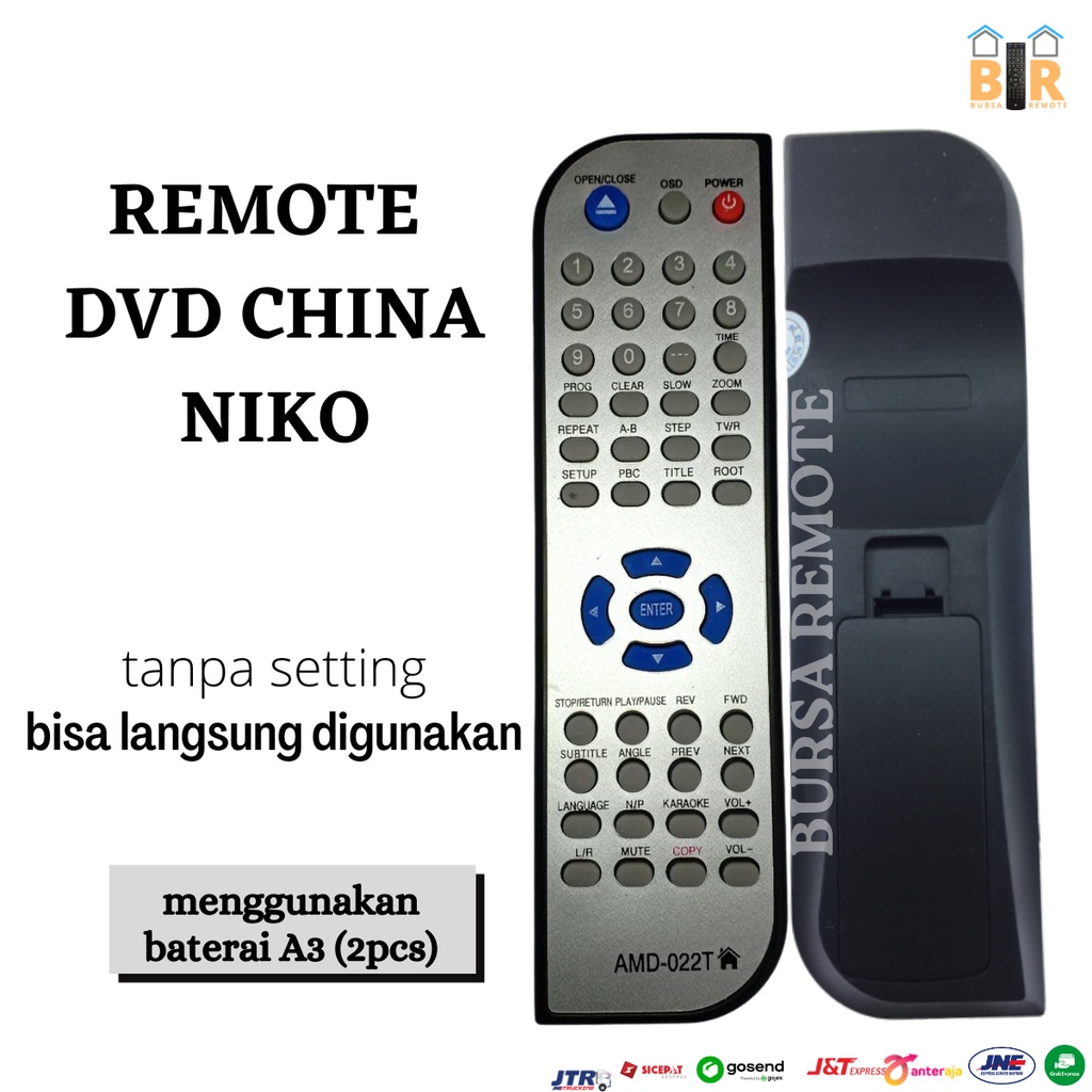 Remot / REMOTE DVD CHINA NIKO - ECERAN Dan GROSIR