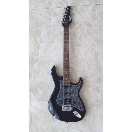 gitar listrik cort g110x gratis tas tebal gratis efek dan gratis kabel jack 2 pcs siap pakai