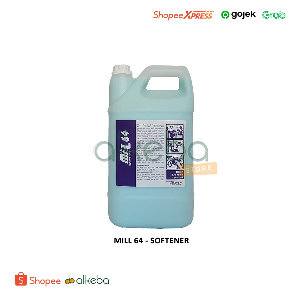 Mill 64 - Softener galon 4 LITER PELEMBUT PAKAIAN Laundry