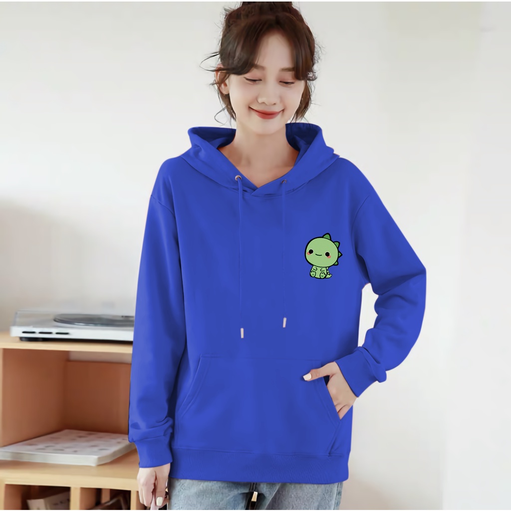 Lilipop.id Sweater Wanita Dino Hoodie Jumper