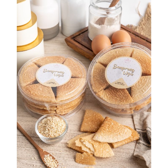 Kue semprong isi wijen loves semprong