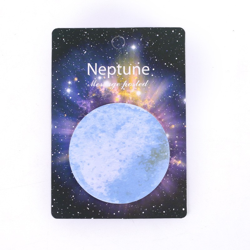 RB01 FUNSTORE STICKY NOTE BENTUK PLANET /STICKY NOTE PLANET-NEPTUNE