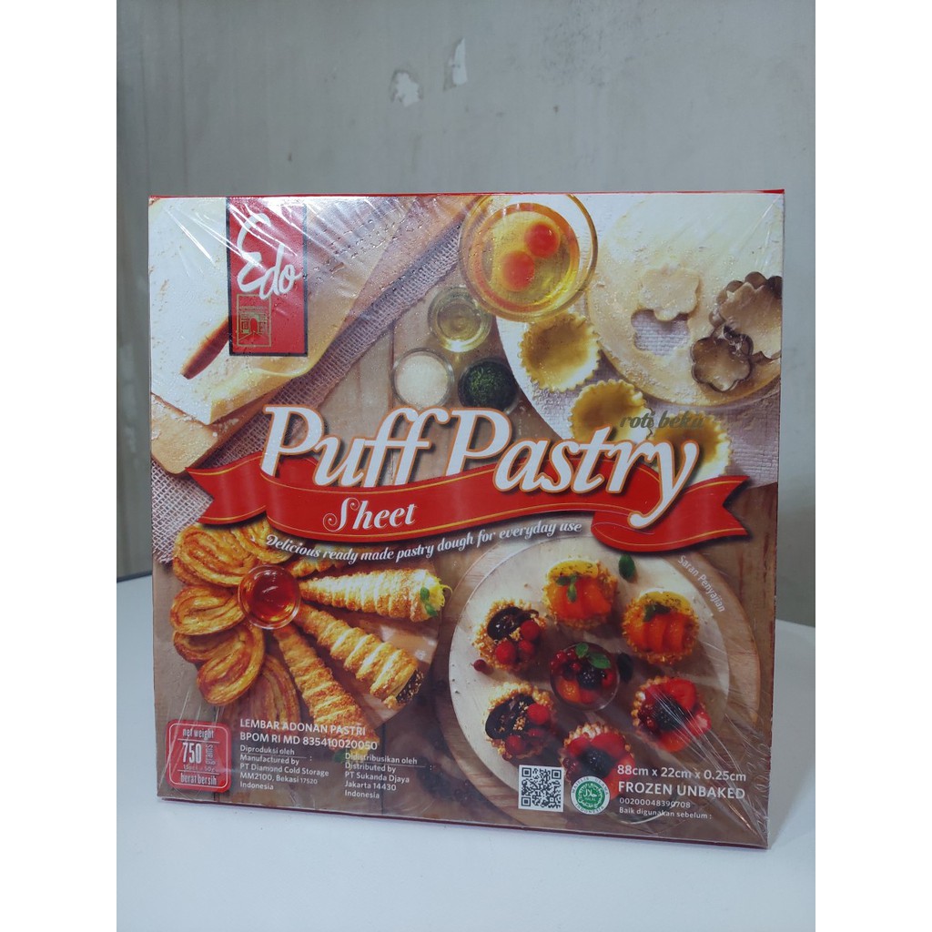 

Edo Puff Pastry Sheet 750gr