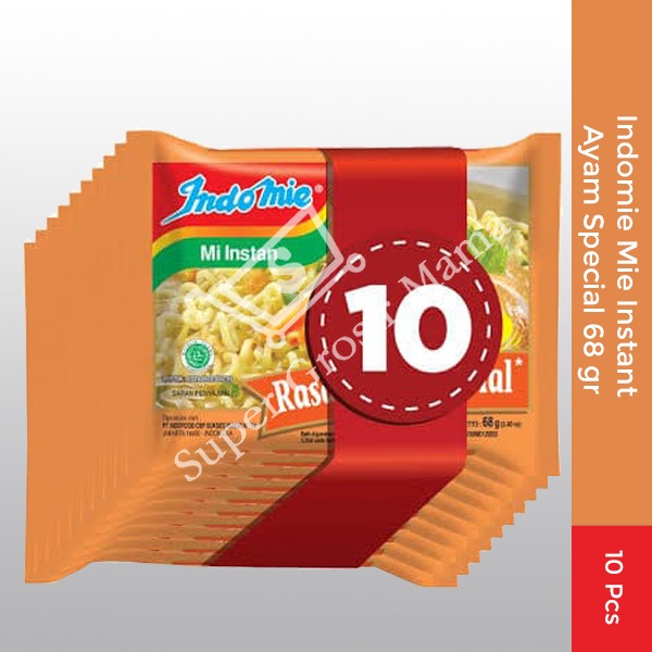 

s574gfd Indomie Mie Instant Ayam Special 68G 10Pcs Ff064151E