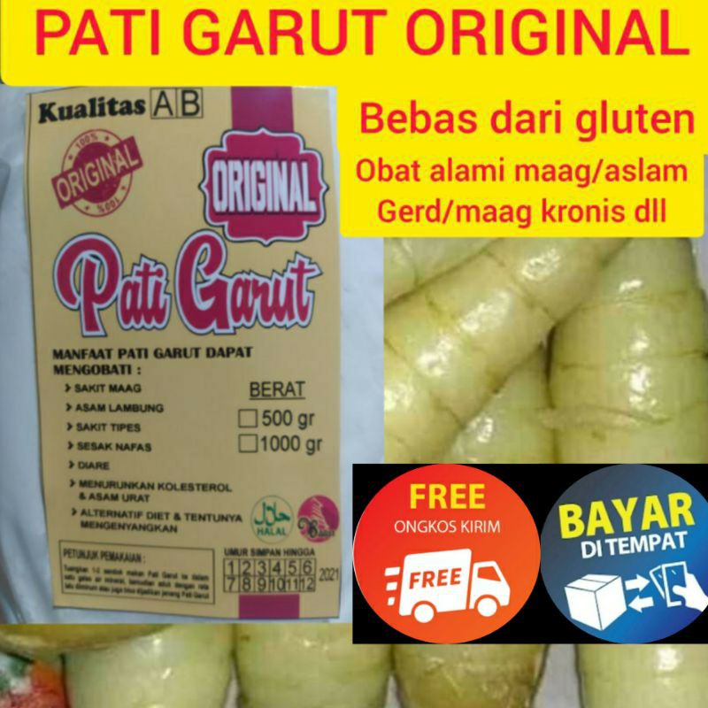 

(READY) TEPUNG GARUT/PATI ASAM LAMBUNG/ANGKRIK /ARROWROOT 500Gr.