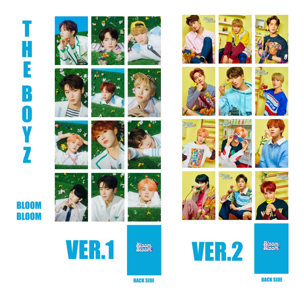 Jual The Boyz Bloom Bloom Kpop Photocard Indonesia Shopee Indonesia