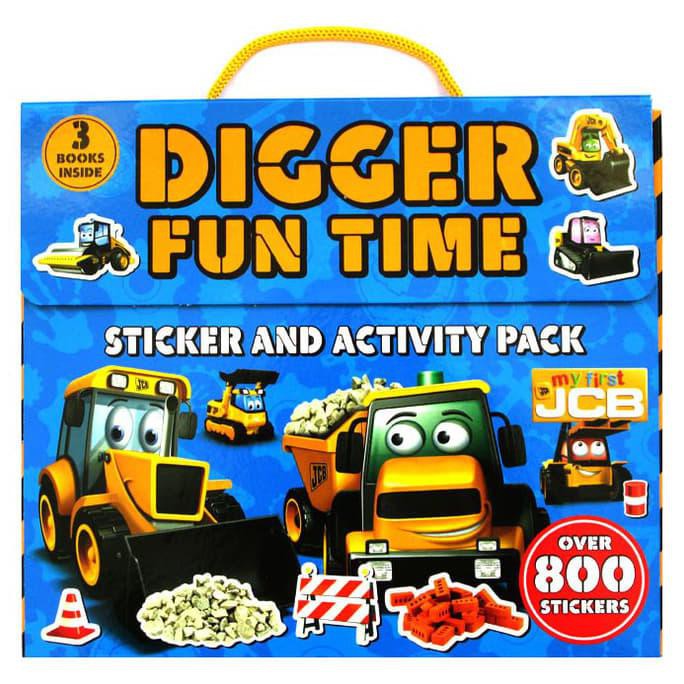 My First Jcb Digger Fun Time Sticker And Activity Pack