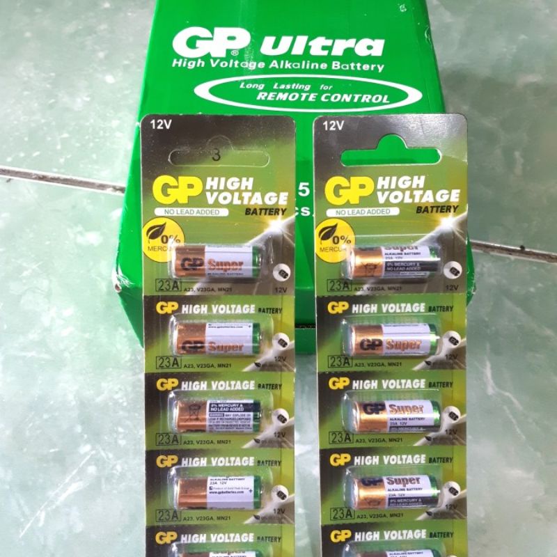 baterai battery batre 23A 12V alkaline GP HIGH VOLTAGE